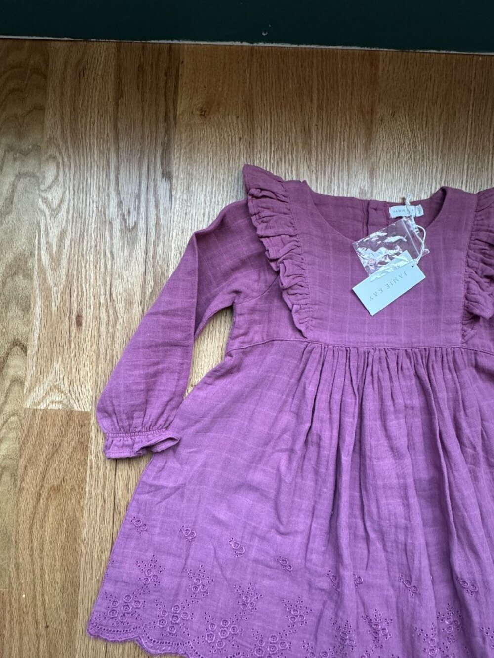 NWT Jamie Kay Size 5 Cotton Muslin Lily Dress - Picture 3 of 6